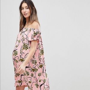 New with tags, maternity dress, off the shoulder